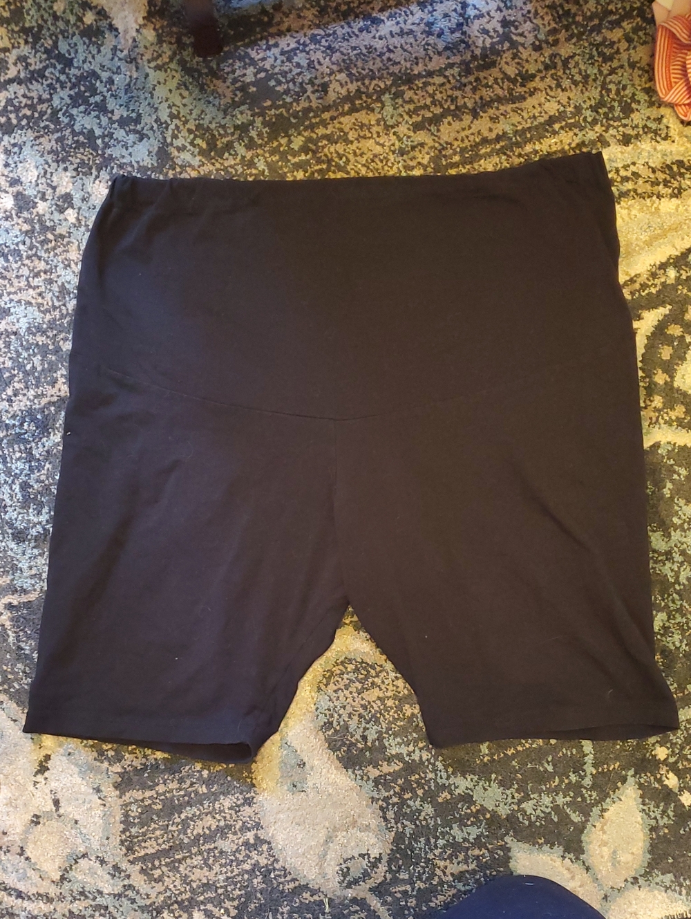 Maternity Black Bike Shorts for Women